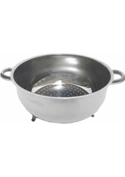 Ayaklı Çok Amaçlı Süzgeç Paslanmaz Çelik Ağız Çapı:26 cm Yükseklik:12 cm