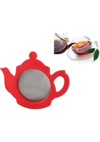 Paslanmaz Çelik Çay Süzgeci Çaydanlık Şeklinde Süzgeç