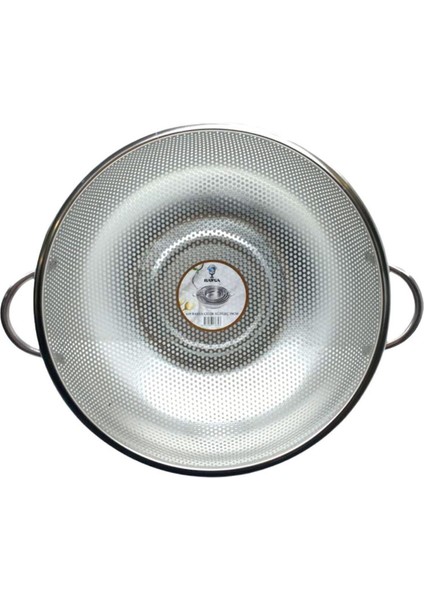 Metal Kulplu Çelik Tel Sepet Süzgeç 29CM (4415)