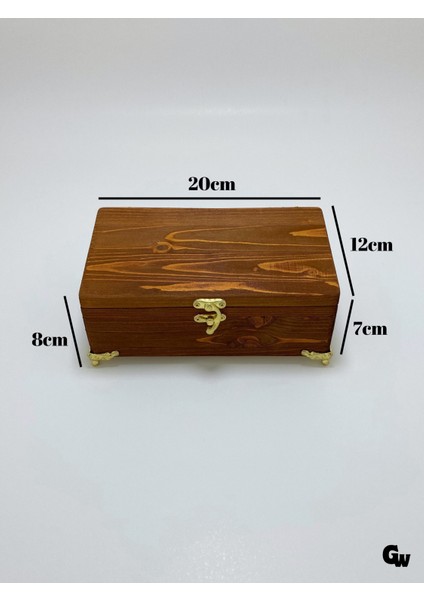 Doğal Ahşap Takı Kutusu Ahşap Saklama Kutusu(Beyaz ÇAM)(CEVİZ)(BOY:20CM EN:12CM Yük:8cm) indirimleri