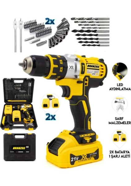 Darbeli Çelik Mandren Vidalama Matkap 10MM, Dayanıklı ve Güçlü Performans Sağlar