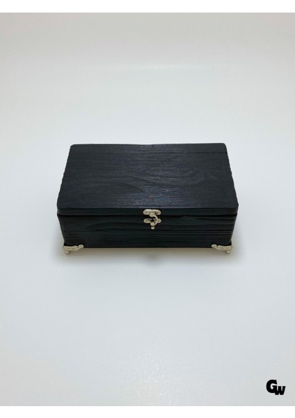 Doğal Ahşap Hareli Takı Kutusu Ahşap Saklama Kutusu(Beyaz ÇAM)(ANTRASİT)(BOY:20CM EN:12CM Yük:8cm) fırsatları