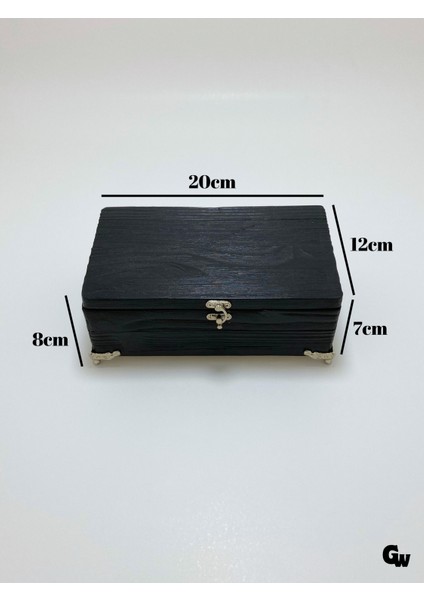 Doğal Ahşap Hareli Takı Kutusu Ahşap Saklama Kutusu(Beyaz ÇAM)(ANTRASİT)(BOY:20CM EN:12CM Yük:8cm) indirimleri