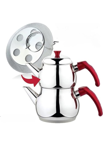 Süper Süzen 5li Söktak Çaydanlık Içi Çay Süzgeci Süzgeç Demlik Içi 5 Adet