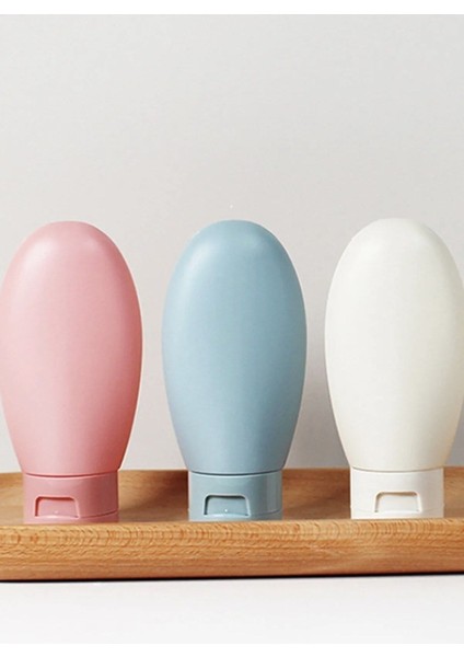 2’li Set, 6 Adet 60 ml Renkli Doldurulabilir Seyahat Şişesi