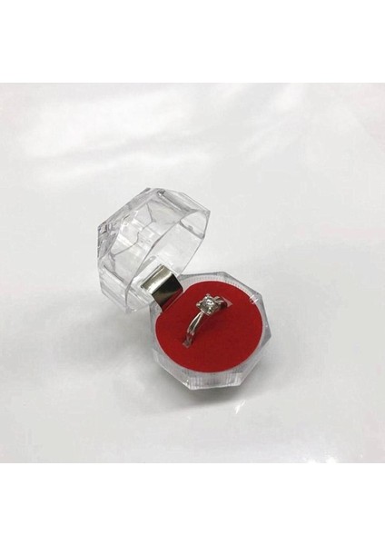 Kırmızı Plastik Yüzük Saklama Kutusu, Şık ve Kullanışlı Tasarım fiyatları