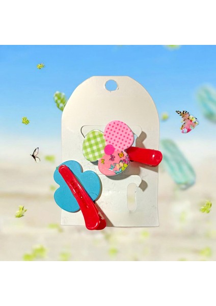 Velcro Detaylı Renkli Ikili Çocuk Tokası fiyatları