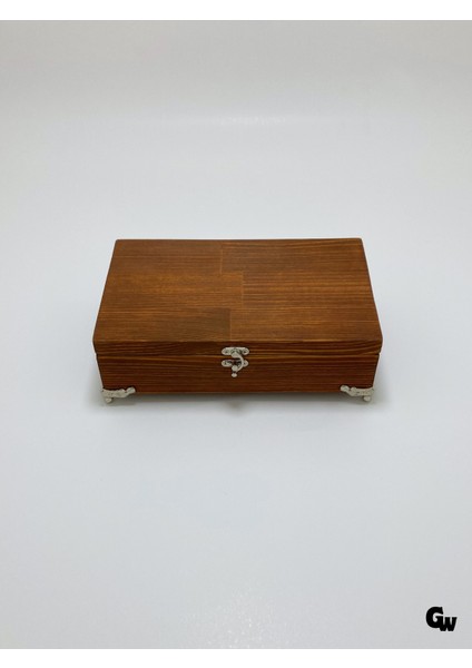 Doğal Ahşap Takı Kutusu Ahşap Saklama Kutusu(Beyaz ÇAM)(CEVİZ)(BOY:20CM EN:12CM Yük:6cm) fırsatları