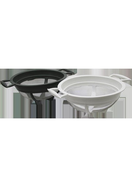 Ayaklı Makarna Süzgeci Paslanmaz Tel Süzekli Çok Amaçlı Gıda Süzeceği Mor Renkli