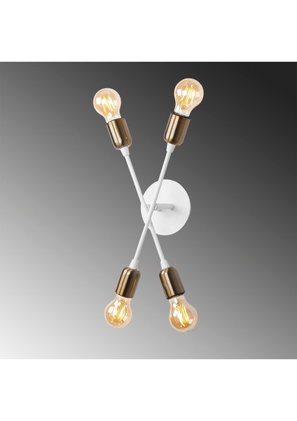 Fleur Nuw 3403 Rustik Aplik Duvar Aydınlatma | Bylamp