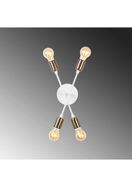 Fleur Nuw 3403 Rustik Aplik Duvar Aydınlatma | Bylamp