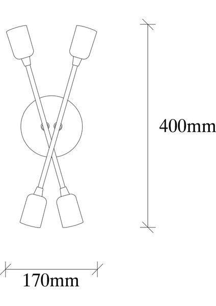 Fleur Nuw 3403 Rustik Aplik Duvar Aydınlatma | Bylamp