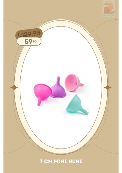 Mini Huni , Silikon Huni, Yağ Süzgeci, Pratik Mini Huni