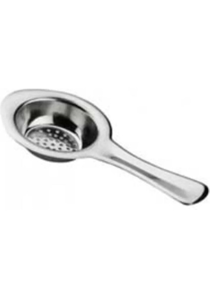 Paslanmaz Metal Çay Süzgeci 1 Adet Bardak Üstü Çay Süzgeci