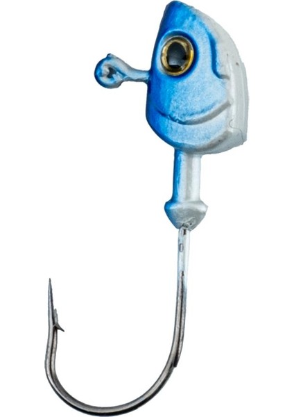 Jighead - Zoka - Kurşunlu Olta Iğnesi - (Xh-A 11) - Mavi Beyaz - 8 Gr - 10 Adet fiyatları