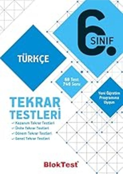 6. Sınıf Türkçe Tekrar Testleri, Öğrenci Destekli, Öğrenmeyi Güçlendiren Etkinlikler