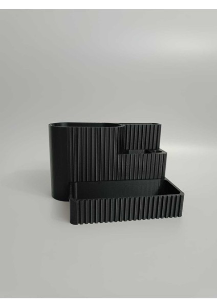 Siyah Makyaj Organizeri, Düzenli ve Şık Tasarım ile Kullanışlı Depolama Çözümü fırsatları