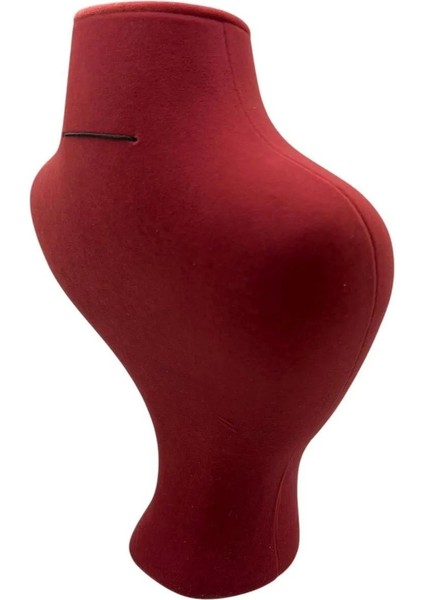 Kırmızı Süet Takı Sergileme Mankeni, 29/22 Cm, Şık ve Kullanışlı Tasarım modelleri