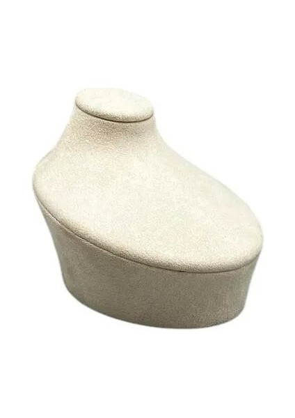 Yerde Tasarım Sardunya Kumaş Kolye Mankeni, Krem Renk, Boy 12CM En 14CM fırsatları