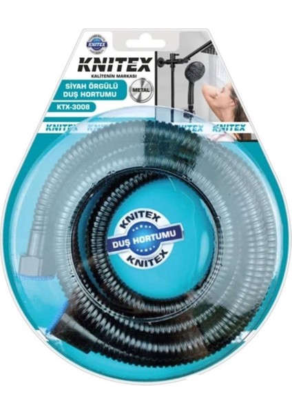 3008 Siyah Örgülü Duş Hortumu fiyatları