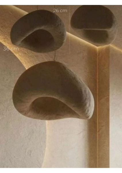 Stone Mushroom Avize 35 cm modelleri