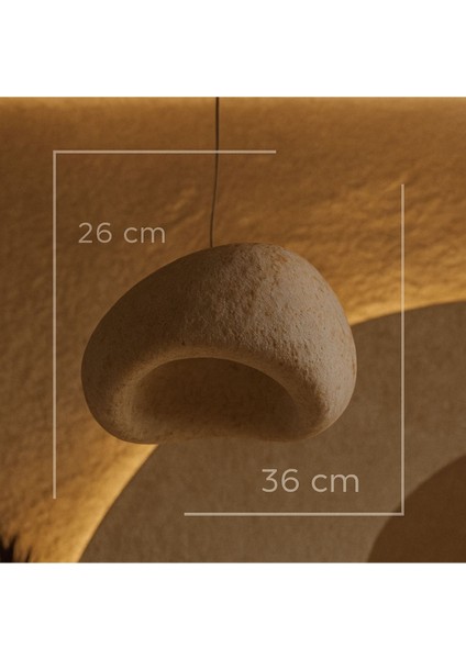 Stone Mushroom Avize 35 cm fırsatları