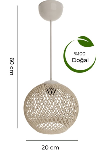 Balle Krem Sarkıt Top Avize Beyaz Kablo modelleri