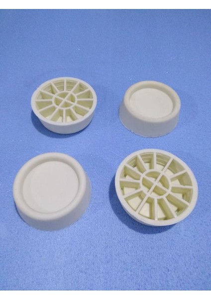 Makine Titreşim Önleyici Lastik Takoz , Çamaşır Makinesi Sarsıntı Kesici Plastik Ayak Takoz 4 Adet