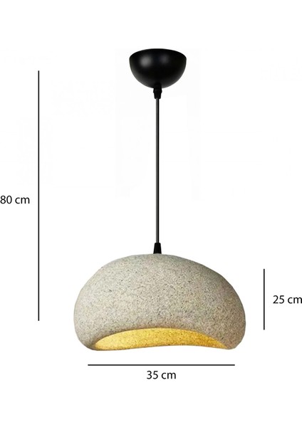 Homing Stone Iskandinav Tarz Dokulu Avize Karma Renkli 241642 modelleri