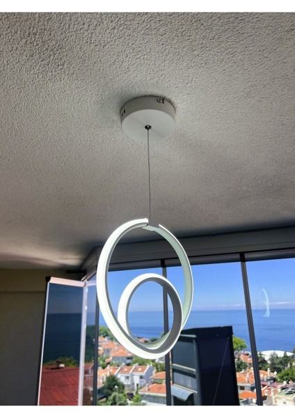 Minel Dekor Sarkıt Çember Model Tavan Lambası, Modern Aydınlatma,dekoratif Şık Avize modelleri