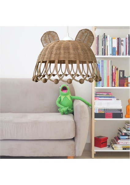 Rattan, Bambu, Hasır Sarkıt Avize Tavşan, Ayı Kulak Çocuk Odası Beyaz Duy fiyatları