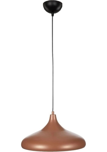 Retro Rustik Model Modern Metal Tekli Bakır Sarkıt Avize Cafe