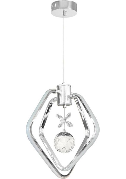 1601-3 Krom LED Avize