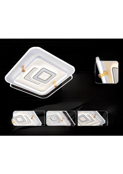 Lucent Modern Plafonyer Tavana Sıfır Salon Mutfak Hol LED Avize