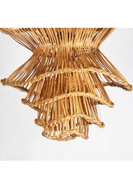 Rattan Luna Aydınlatma 3'lü Set