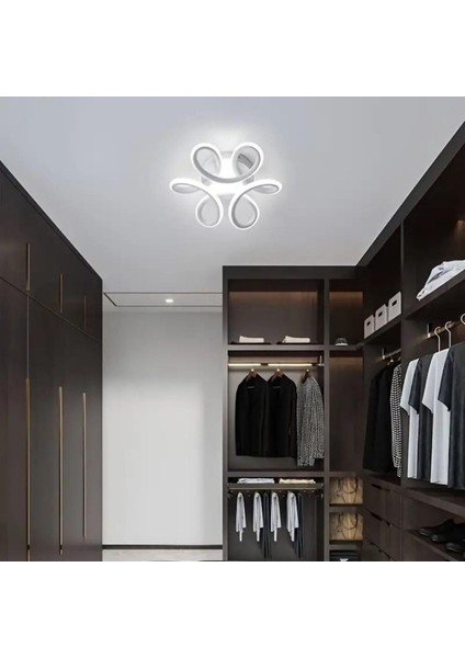Style Beyaz Plafonyer Ultra Süper Beyaz Ledli Avize indirimleri