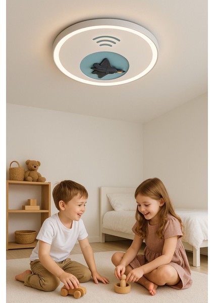 Tavana Sıfır Jet Uçak Tasarımlı Modern Lamba
