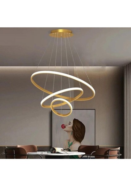 Robin 3'lü Eskitme Günışığı Ledli Modern Avize