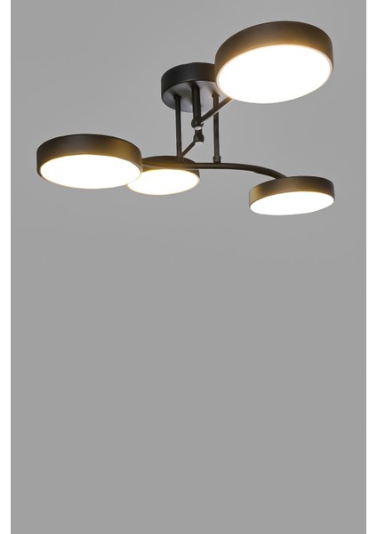 Avize Fors Modern Dekoratif LED 4lü 3 Renk Işık Enerji Tasarruflu Oturma Odası Mutfak Giyinme Odası