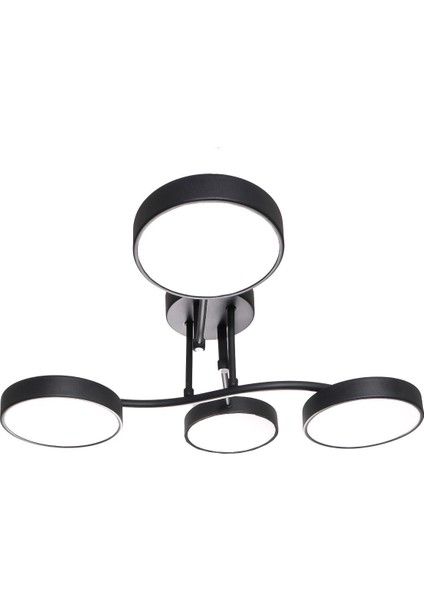 Avize Fors Modern Dekoratif LED 4lü 3 Renk Işık Enerji Tasarruflu Oturma Odası Mutfak Giyinme Odası