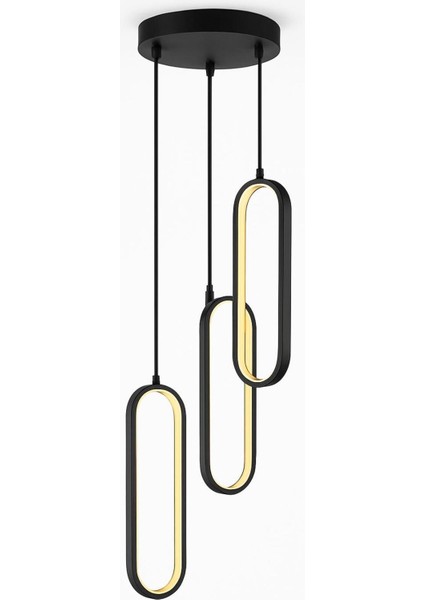 LED Avize Yağmur Modern Sarkıt Linear Aydınlatma Sarkıt Avize 4000K 3 Yıl Garantili % 80 Tasarruflu