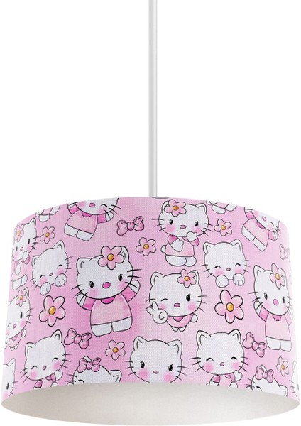 Hello Kitty Desenli Bebek ve Çocuk Odası Avize
