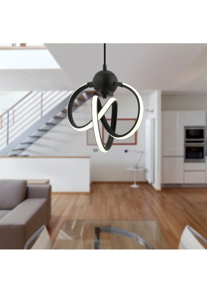 Stark Sarkıt 35 Watt Sarkıt 3 Renkli Ledli Modern Mutfak Banyo LED Salon Sarkıt Avize