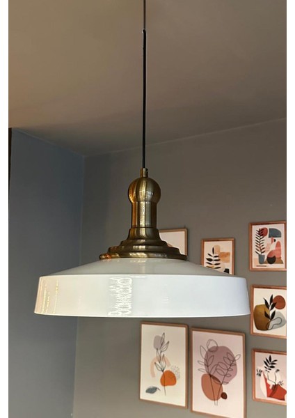 Açe Beyaz Tekli Eskitme Uzun Tokmak Başlık Avize Retro Sarkıt Ofis Showroom Salon Mutfak Avizeleri fiyatları