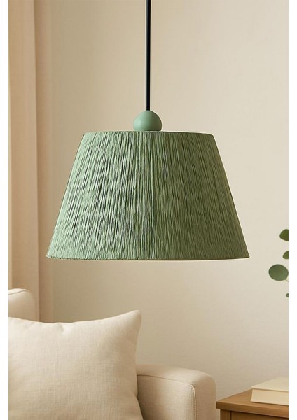 Virenda Handmade Tekli Sarkıt Avize Yeşil