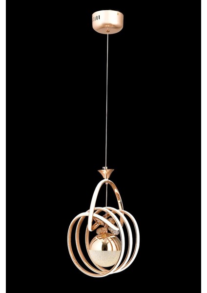 Helen 3 Renk Gold ( Sarı Beyaz ve Gün Işığı ) LED Avize Kristal Taşlı Concept modelleri
