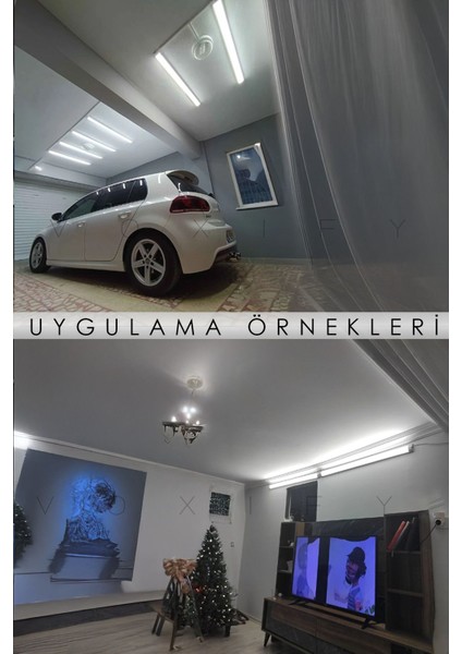 120CM Beyaz Işık Yatay Bant Florasan Aydınlatma 40W LED Işık Aydınlatma Ev Ofis Işyeri Depo Garaj fiyatları
