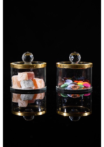 El Yapımı Şık Cam Mücevher ve Takı Kutusu, 2 Adet, Dekoratif ve Kullanışlı indirimleri