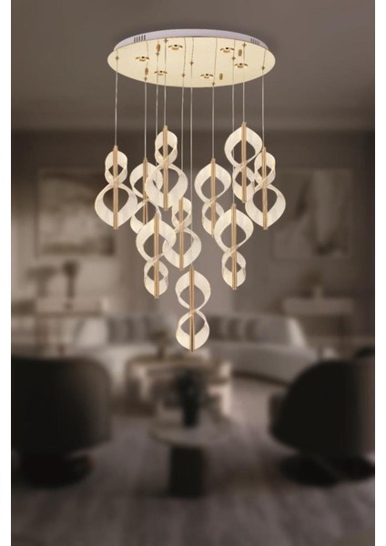 1208-10 Lu Sarkıt LED Avize
