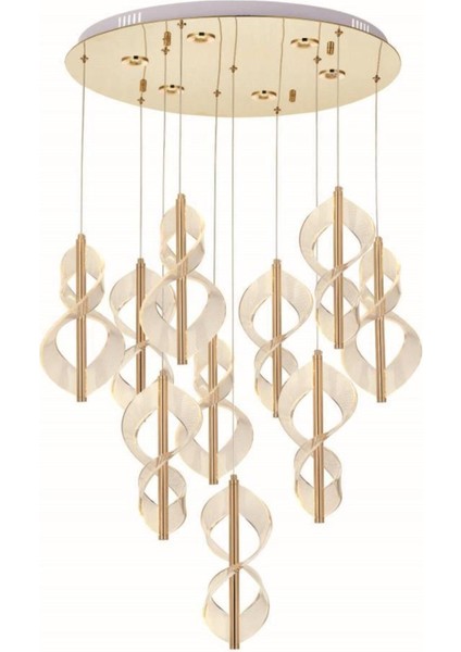 1208-10 Lu Sarkıt LED Avize